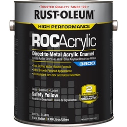 MSC Rust-Oleum Direct-to-Metal Acrylic Enamel 3800, Safety Yellow, Gloss,