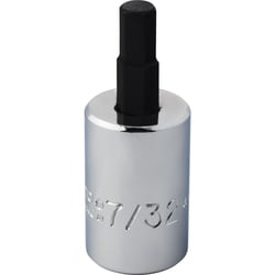 MSC Proto Hex Bit Socket, 3/8 in, 7/32 in, 1 ea, Quantity: Each of 1
