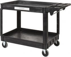 MSC Value Collection Shelf Utility Cart, Plastic, 500 lb, 1 ea, Quantity: