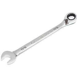MSC Proto Combination Wrench, 11/16 in, 12-Point, Chrome Finish, 1 ea,