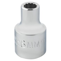 MSC Proto Socket, 3/8 in. Drive, 9 mm, 12-Point, 1 ea, Quantity: Each of