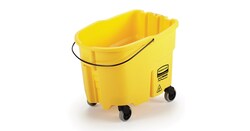 MSC Rubbermaid Commercial Mop Bucket, 35 qt, Yellow, WaveBrake, 1 ea, Quantity: