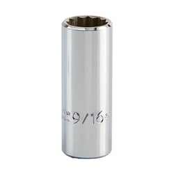 MSC Proto Deep Hand Socket, 3/8, 22.00 mm, 6-Point, 1 ea, Quantity: Each