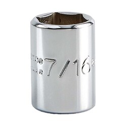 MSC Proto Deep Socket, 3/8 in, 15/16 in, 6-Point, 1 ea, Quantity: Each