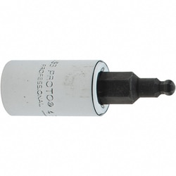 MSC Proto Hex Bit Socket, 1/4 Drive, 1/4 Hex, 1 ea, Quantity: Each of 1