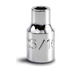 MSC Proto Socket, 1/4 in Drive, 3/16 in, 6-Point, 1 ea | Buy Online | MSC | Fisher Scientific