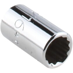 MSC Proto Standard Socket, 1/4 in Drive, 5/16, 12-Point, 1 ea, Quantity: