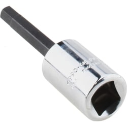 MSC Proto Hex Bit Socket, 3/8 in, 6.00 mm, 1 ea, Quantity: Each of 1