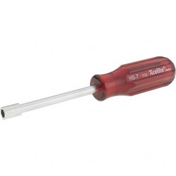 MSC Xcelite Hollow-Shaft Nutdriver, 7/32 in Hex, Plastic Handle, 1 ea,