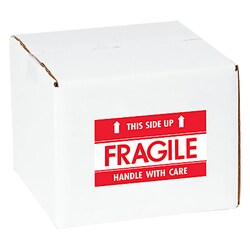 MSC Tape Logic Fragile Labels, 3 x 5 in, 500 Labels, Quantity: Each of