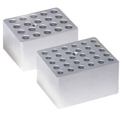 Cole-Parmer&nbsp;Techne Dri-Block Aluminum Heating Block Insert, 12 x 15 mm diameter