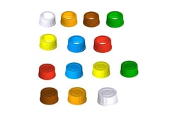 Waters Corp 7 Multi-coloured, Open and Closed Caps;