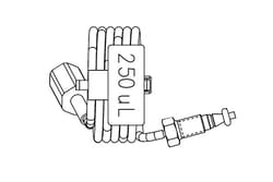 Waters Corp&nbsp;Assembly, Extension Loop, 250uL, Bio;