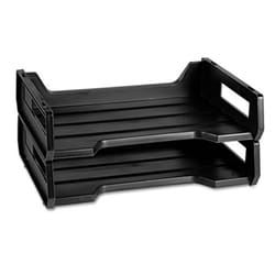 Enterprise Technology Solutions Plastic Desk Tray, 1 Section, Letter Size Files, 12