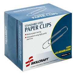 Enterprise Technology Solutions Paper Clips, Small (No. 1), Silver, 1,000/Box,