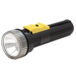 Enterprise Technology Solutions Watertight Flashlight, 2 D Batteries (Sold Separately), Black