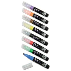 Enterprise Technology Solutions&nbsp;Dry Erase Marker, Broad Chisel Tip, Assorted Colors, 8/Set