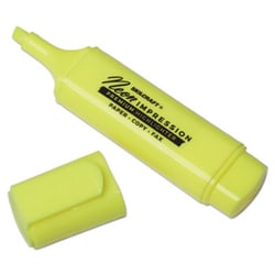 Enterprise Technology Solutions Flat Fluorescent Highlighter, Chisel Tip,