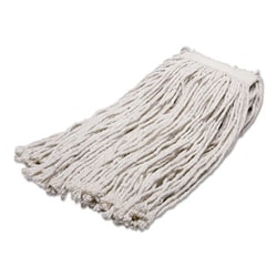Enterprise Technology Solutions Cut-End Wet Mop Head, 4-Ply, 20 Oz, Natural