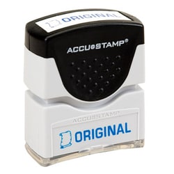 Enterprise Technology Solutions Pre-Inked Message Stamp, Original, Blue,