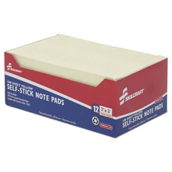 Enterprise Technology Solutions Self-Stick Note Pads, 2 X 3, Unruled, Yellow,