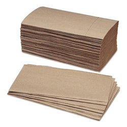 Enterprise Technology Solutions Folded Paper Towels, Kraft, 9.25 X 5.38,