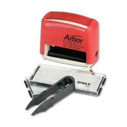 Enterprise Technology Solutions Self Inking Do-It-Yourself Stamp Kit, Black,
