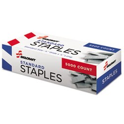 Enterprise Technology Solutions Staples, 0.5" Crown, Steel, 5,000/Box,