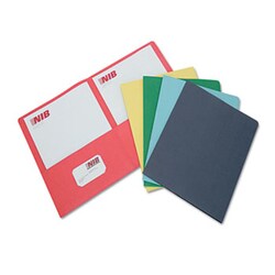 Enterprise Technology Solutions Double Pocket Portfolio, Letter Size, Assorted,