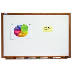 Enterprise Technology Solutions Quartet Magnetic Porcelain Dry Erase Board, 36 X 24