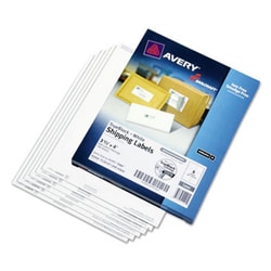 Enterprise Technology Solutions Laser Labels, Label Printers, 3.33 X 4, White, 6/Sheet, 100 Sheets/Box