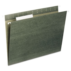 Enterprise Technology Solutions&nbsp;Hanging File Folder, Legal Size, 1/5-Cut Tab, Green, 25/Box