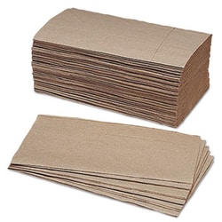 Enterprise Technology Solutions Recycled Paper Towels, 5.38 X 9.25, Kraft,