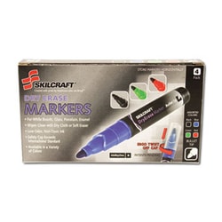 Enterprise Technology Solutions Dry Erase Marker, Medium Bullet Tip, Assorted,