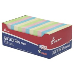 Enterprise Technology Solutions&nbsp;Self-Stick Note Pad Set, 2 In X 3 In, Unruled, Assorted Colors