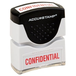 Enterprise Technology Solutions Pre-Inked Message Stamp, Confidential,