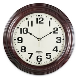 Enterprise Technology Solutions Mahogany Wall Clock, 16