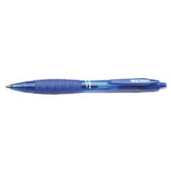 Enterprise Technology Solutions&nbsp;Vista Retractable Ballpoint Pen, 1Mm, Blue Ink, Translucent Blue Barrel, Dozen
