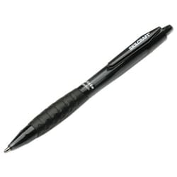 Enterprise Technology Solutions&nbsp;Vista Retractable Ballpoint Pen, 1Mm, Black Ink, Smoke Barrel, Dozen
