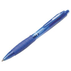 Enterprise Technology Solutions&nbsp;Vista Retractable Ballpoint Pen, 0.7Mm, Blue Ink, Translucent Blue Barrel, Dozen