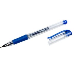 Enterprise Technology Solutions&nbsp;Alphagel Stick Gel Pen, 0.7Mm, Blue Ink, Clear Barrel, Dozen