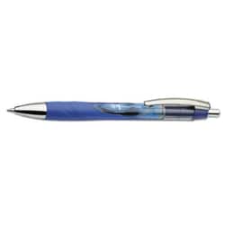 Enterprise Technology Solutions&nbsp;Vista Retractable Gel Pen, 0.7Mm, Blue Ink, Translucent Blue Barrel, Dozen