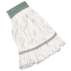 Enterprise Technology Solutions Rough-N-Ready Looped End Mop Head, Medium, White