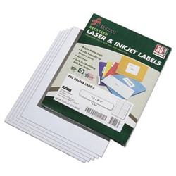 Enterprise Technology Solutions&nbsp;Recycled Laser And Inkjet Labels, 0.66 X 3.44, White, 30/Sheet, 50 Sheets/Box