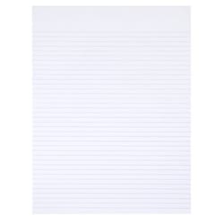 Enterprise Technology Solutions&nbsp;Writing Pad, Narrow Rule, 8.5 X 11, White, 100 Sheets, Dozen