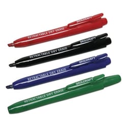 Enterprise Technology Solutions Retractable Dry Erase Marker, Broad Chisel