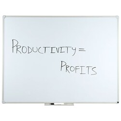 Enterprise Technology Solutions&nbsp;Quartet Magnetic Porcelain Marker Board, 36 X 48