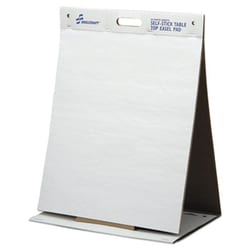 Enterprise Technology Solutions&nbsp;Self-Stick Tabletop Easel Pad, 20 X 23, White, 20 Sheets