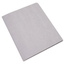 Enterprise Technology Solutions Double Pocket Portfolio, Letter Size, Gray,