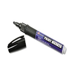 Enterprise Technology Solutions&nbsp;Paint Marker, Medium Bullet Tip, Black, 6/Pack